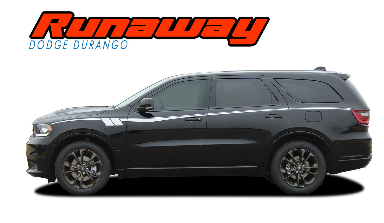 Runaway 2011 2020 Dodge Durango Side Door Stripes Decals Vinyl Graphics Kit