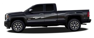 TSUNAMI : Automotive Vinyl Graphics - Universal Fit Decal Stripes Kit - Pictured with CHEVY SILVERADO and TOYOTA TACOMA (ILL-419)