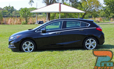 2018 Chevy Cruze Upper Stripe Graphics OVERPASS 3M 2016-2019