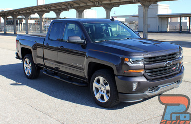 2017 Chevy Silverado Hood Decals LATERAL SPIKES 3M 2016-2018