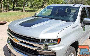 2019, 2020, 2021, 2022, 2023, 2024, 2025, 2026 Silverado Hood Decal Stripes 3M T-BOSS HOOD