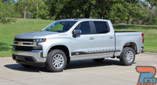 2019, 2020, 2021, 2022, 2023, 2024, 2025, 2026 Chevy Silverado Side Decals 3M SILVERADO ROCKER 1