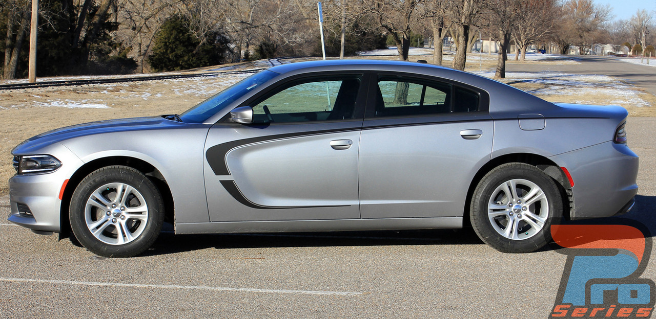 Dodge Charger 2015-2017 Hood Accent Decals Stripes Choose Color
