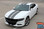 Side driver view of N-CHARGE RALLY 15 | Dodge Charger Racing Stripes Hood Decal Roof Bumpers Vinyl Graphic fits 2015-2020