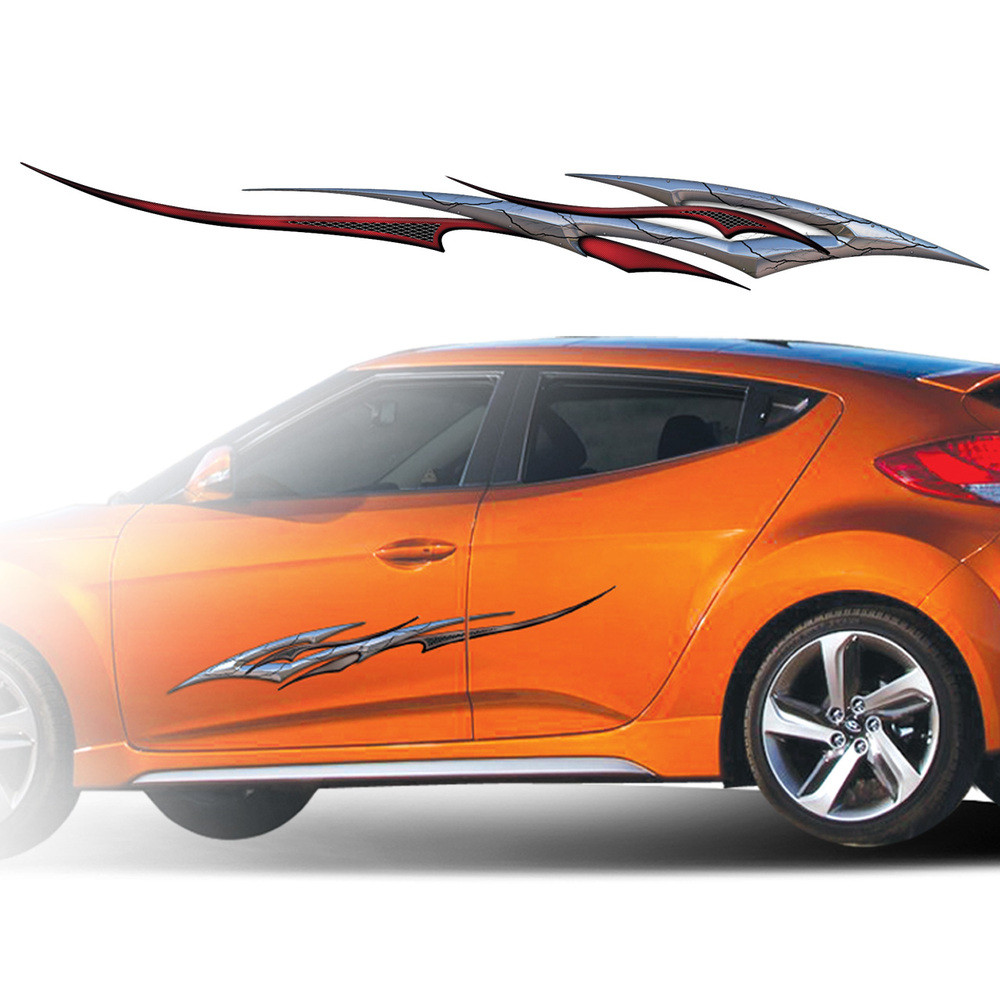 TITAN Automotive Vinyl Graphics Universal Fit Decal Stripes Kit