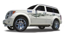 TIGER CLAW : Automotive Vinyl Graphics - Universal Fit Decal Stripes Kit - Pictured with DODGE NITRO (ILL-1217)
