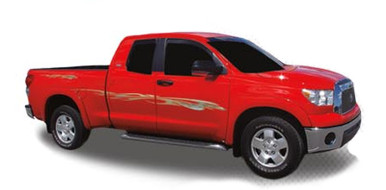 THRUSTER : Automotive Vinyl Graphics - Universal Fit Decal Stripes Kit - Pictured with TOYOTA TUNDRA (ILL-685)
