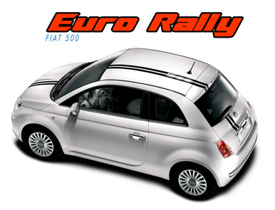 Fiat 500 Euro Offset Rally Stripes EURO RALLY 2012-2016 2017 2018