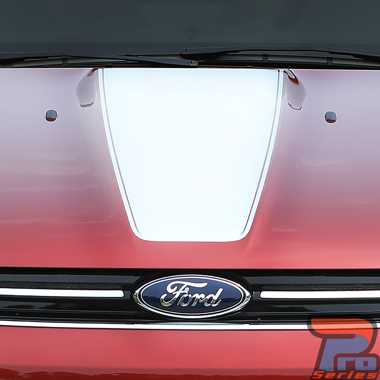 Ford Escape Center Hood Vinyl Graphics CAPTURE HOOD 20132018
