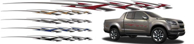 SWITCHBLADE : Automotive Vinyl Graphics - Universal Fit Decal Stripes Kit - Pictured with MIDSIZE CAR (ILL-3606)