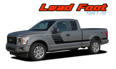 Ford F150 Truck Bedside Vinyl Graphics LEAD FOOT 2015-2019 