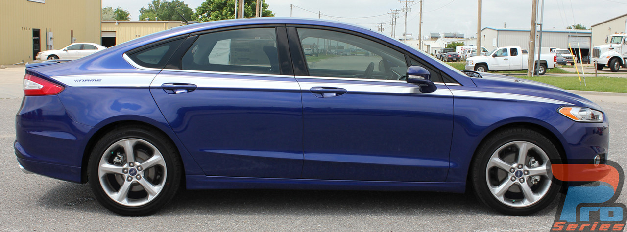 Ford Fusion Side Stripe Body Decals 2013 2019 Topside