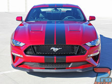 2019 2018 Ford Mustang Center Wide Racing Stripes STAGE RALLY