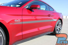 Door Stripe Graphics on Ford Mustang LANCE 2015 2016 2017 