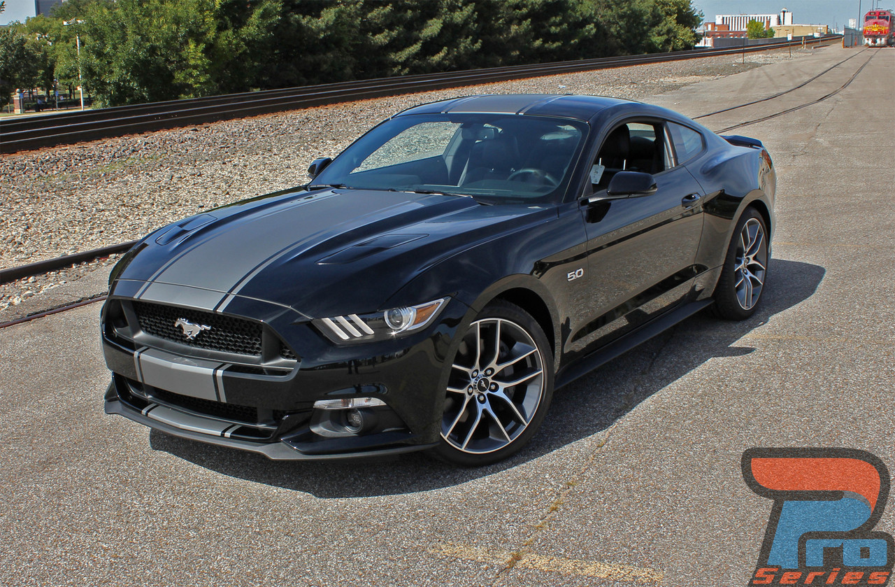 mustang with racing stripes mustang with racing stripes