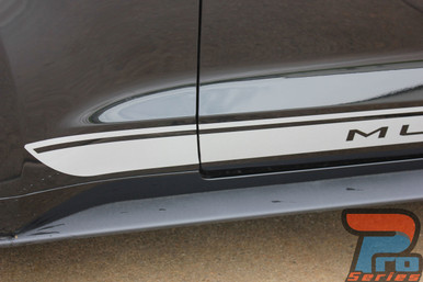 Rocker Panel Graphics for Ford Mustang FADED ROCKER 2015-2018 