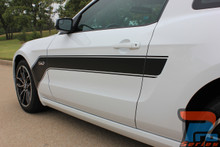 2013-2014 Ford Mustang Hood and Side Decals Stripes FLIGHT 