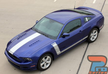 2014-2013 Ford Mustang Side and Hood Stripe Graphics PRIME 2 