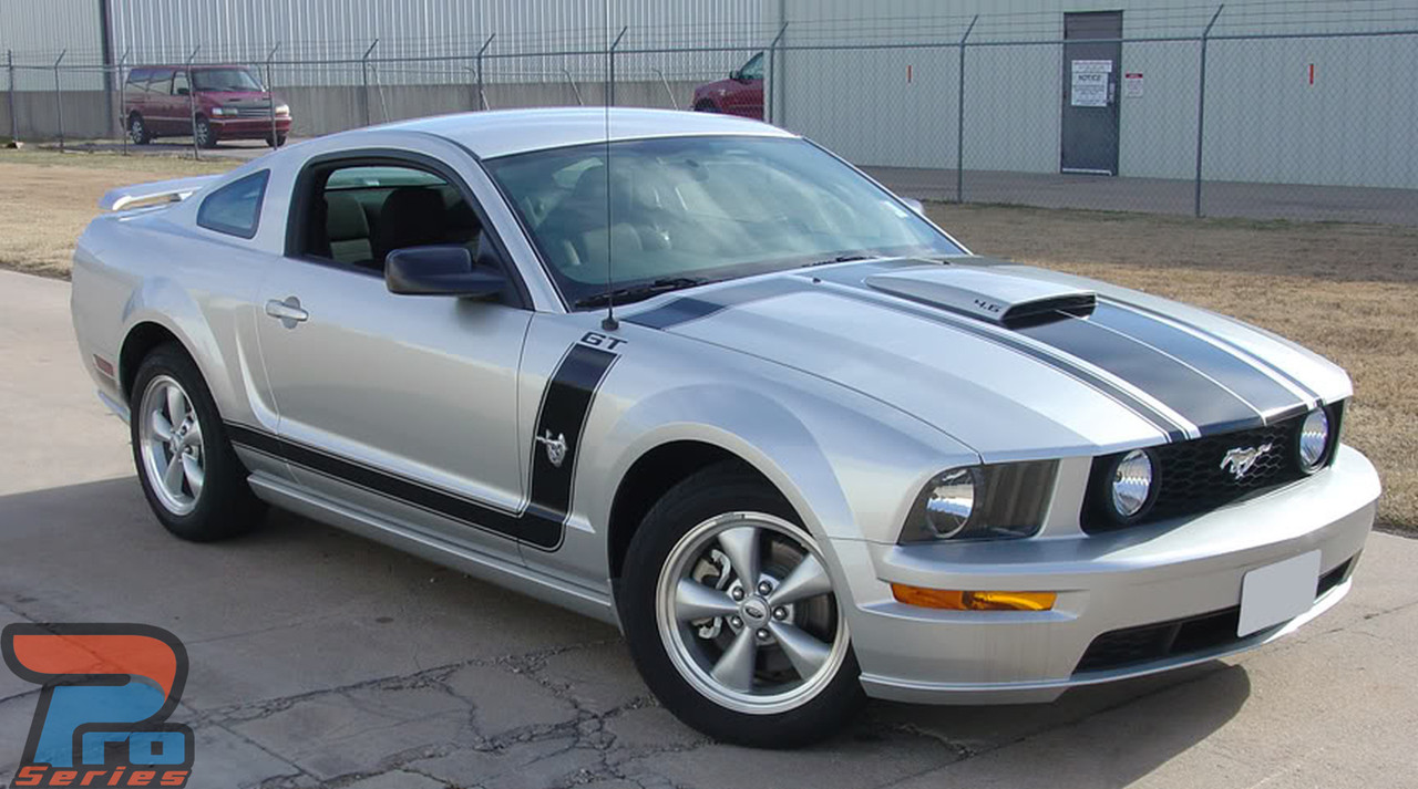 2007 Mustang GT Racing Stripes FASTBACK 2 3M 2005-2008 2009