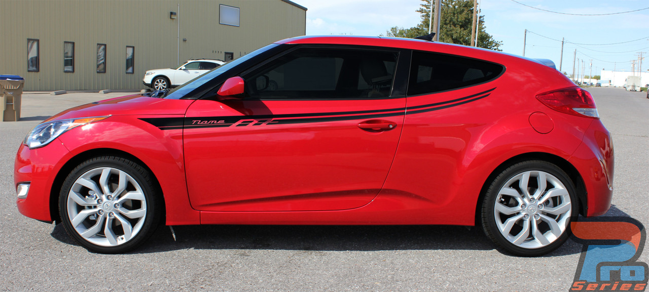 Body Line Stripes For Hyundai Veloster Rush 2011 2016 2017 2018