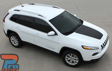 Jeep Cherokee Trailhawk Hood Decals T-HAWK 2014-2024