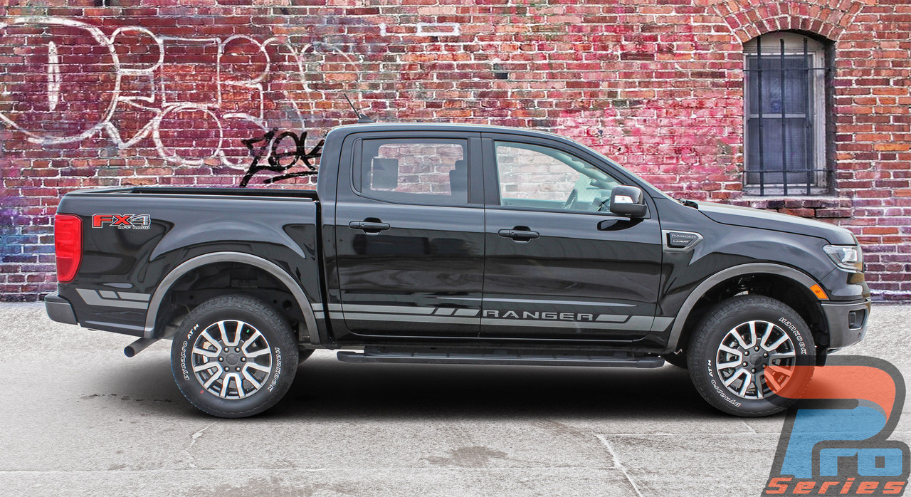 Ford Ranger Decal Stripes 2019 2020 Rapid Rocker Vinyl Graphics