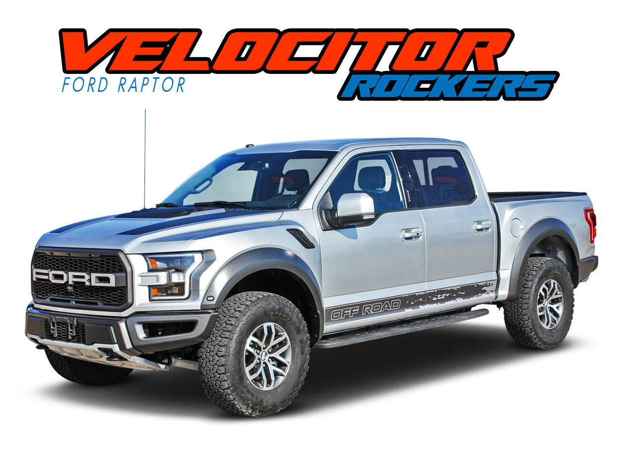 Velocitor Rockers Ford Raptor Door Stripes Ford Raptor Body Decals