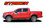 STRIKER : 2019 2020 2021 2022 2023 2024 Ford Ranger Body Decals Door Stripes Vinyl Graphics Kit