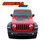 OMEGA HOOD : 2020-2026 Jeep Gladiator Hood Blackout Vinyl Graphics Decal Stripe Kit