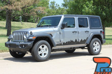 Side of 2019 Jeep Wrangler Side Decals SCAPE SIDE KIT 2018-2026