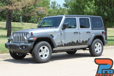 Side of 2019 Jeep Wrangler Side Decals SCAPE SIDE KIT 2018-2026