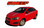 SWEEP : 2012 2013 2014 2015 2016 Chevy Sonic Hood Graphic and Lower Rocker Panel Vinyl Graphic Stripe Decals (VGP-1730)