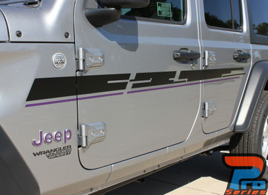 Side View of 2019 Wrangler Graphics MOJAVE and ACCENTS 2018-2026