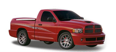 SMOOTHIE : Automotive Vinyl Graphics - Universal Fit Decal Stripes Kit - Pictured with DODGE RAM 1500 (ILL-4764)