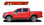 STRIKER : 2019 2020 2021 2022 2023 Ford Ranger Body Decals Door Stripes Vinyl Graphics Kit
