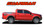 GUARDIAN : 2019 2020 2021 2022 2023 Ford Ranger Bed Stripes Body Vinyl Graphics Decal Kit