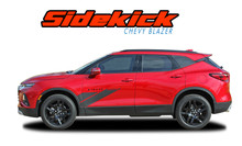 SIDEKICK : 2019, 2020, 2021, 2022, 2023, 2024, 2025, 2026 Chevy Blazer Side Body Stripes Fender to Door Decals Accent Vinyl Graphics Kit