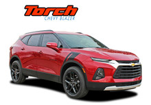 TORCH : 2019, 2020, 2021, 2022, 2023, 2024, 2025, 2026 Chevy Blazer Fender to Hood Stripes Decals Accent Vinyl Graphics Kit