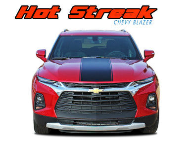 HOTSTREAK : 2019, 2020, 2021, 2022, 2023, 2024, 2025, 2026 Chevy Blazer Hood Stripes Decals Accent Vinyl Graphics Kit