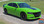 Side hood view of green 15 CHARGER HOOD | Dodge Charger Hood Decal Daytona Hemi SRT 392 Center Hood Stripe Vinyl Graphics 2015-2020