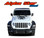 ALPHA HOOD : 2020-2026 Jeep Gladiator Hood Star and Stripes Vinyl Graphics Decals Stripe Kit (VGP-7008)