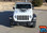 Front Hood of White Gladiator ALPHA STAR HOOD : 2020 Jeep Gladiator Hood Stripes Kit 2020-2024