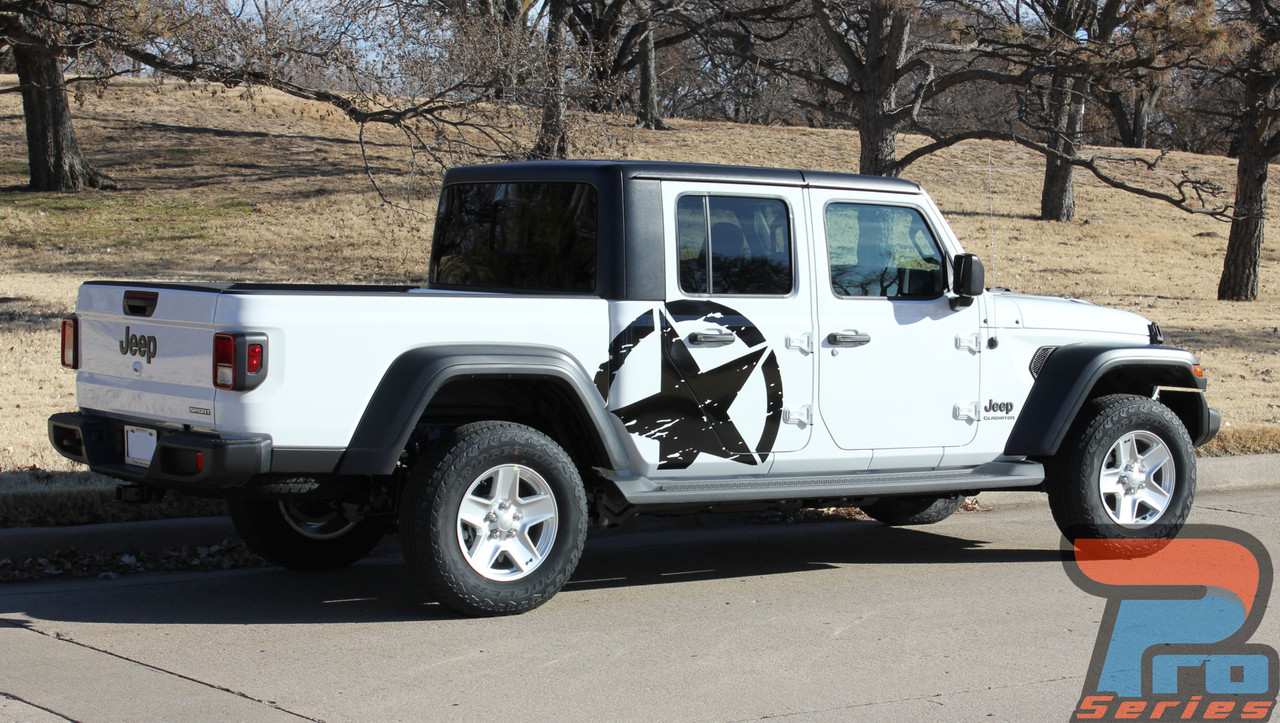 legend side kit : 2020-2021 jeep gladiator side decals package