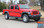 Side of Red Jeep Gladiator with MEZZO SIDE KIT : 2020 Jeep Gladiator Side Decals Kit 2020-2024