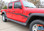 Side of Red Jeep Gladiator with MEZZO SIDE KIT : 2020 Jeep Gladiator Side Decals Kit 2020-2024