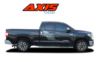 AXIS : 2015-2021 Toyota Tundra Side Body Stripes Vinyl Graphic Striping Decals Kit