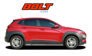 BOLT : 2018-2024 Hyundai Kona Upper Body Door Accent Striping Vinyl Graphic Stripes Decal Kit (VGP-7267)