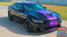 WideBody Dodge Charger SRT 392 Hellcat Stripes N CHARGE RALLY 15 2015-2021 2022