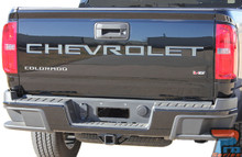 2021 2022 2023 2024 Chevy Colorado Tailgate Letters COLORADO TAILGATE Decals