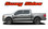 2021 2022 2023 2024 F-150 SWAY : 2021 2022 2023 2024 Ford F-150 Side Door Body Stripes Vinyl Graphic Decals Kit (VGP-7474)